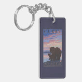 Bär und CUB - Curry, Alaska Schlüsselanhänger (Vorderseite links)