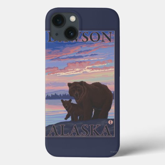 Bär und Cub - Dawson, Alaska Case-Mate iPhone Hülle (Rückseite)