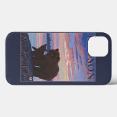 Bär und Cub - Dawson, Alaska Case-Mate iPhone Hülle (Rückseite (Horizontal))