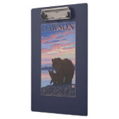 Bär und CUB - Dawson, Alaska Klemmbrett (Links)