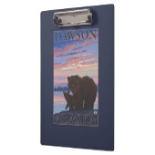 Bär und CUB - Dawson, Alaska Klemmbrett (Links)