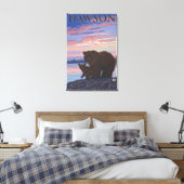 Bär und Cub - Dawson, Alaska Leinwanddruck (Insitu (Schlafzimmer))