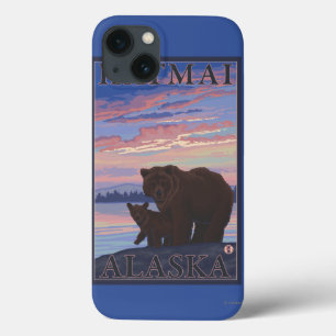 Bär und CUB - Katmai, Alaska iPhone 13 Hülle