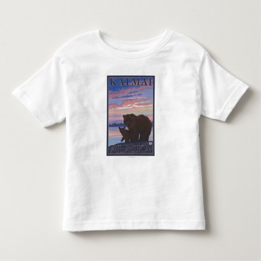 Bär und CUB - Katmai, Alaska Kleinkind T-shirt (Vorderseite)