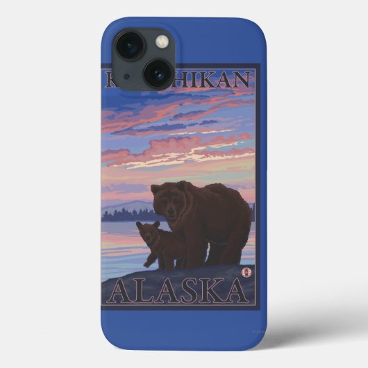 Bär und Cub - Ketchikan, Alaska Case-Mate iPhone Hülle (Rückseite)