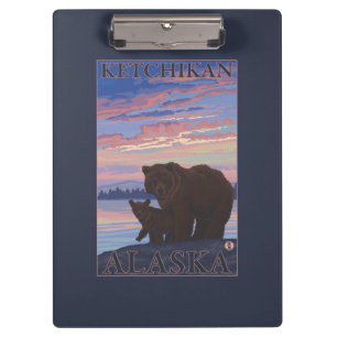 Bär und CUB - Ketchikan, Alaska Klemmbrett
