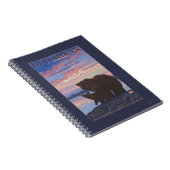 Bär und Cub - Ketchikan, Alaska Notizblock (Rechte Seite)