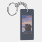 Bär und CUB - Ketchikan, Alaska Schlüsselanhänger (Vorderseite links)