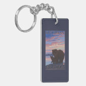 Bär und CUB - Ketchikan, Alaska Schlüsselanhänger (Vorderseite links)