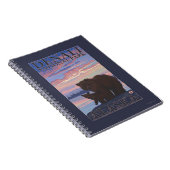 Bär und Cub - Nationalpark Denali, Alaska Notizblock (Rechte Seite)