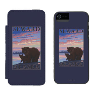 Bär und CUB - Seward, Alaska Incipio Watson™ iPhone 5 Geldbörsen Hülle