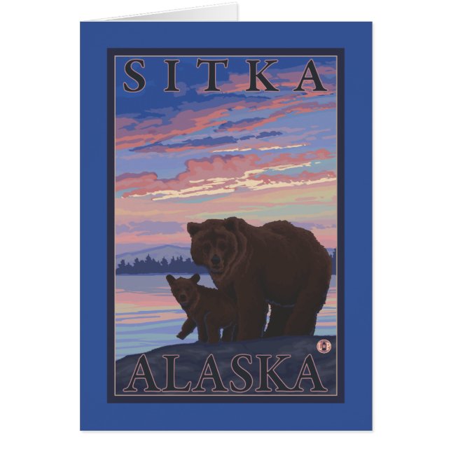 Bär und Cub - Sitka, Alaska (Vorne)