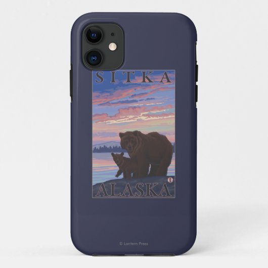 Bär und CUB - Sitka, Alaska Case-Mate iPhone Hülle (Rückseite)
