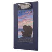 Bär und CUB - Sitka, Alaska Klemmbrett (Links)