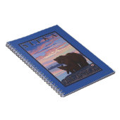 Bär und Cub - Sitka, Alaska Notizblock (Rechte Seite)
