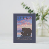 Bär und Cub - Sitka, Alaska Postkarte (Stehend Vorderseite)
