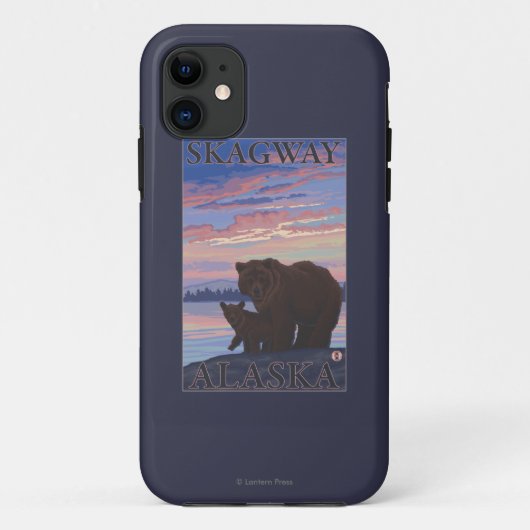 Bär und CUB - Skagway, Alaska Case-Mate iPhone Hülle (Rückseite)