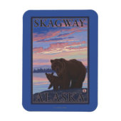Bär und Cub - Skagway, Alaska Magnet (Vertikal)