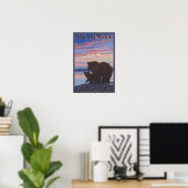 Bär und Cub - Skagway, Alaska Poster (Heimbüro)
