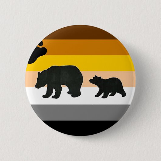 Bär und CUB-Stolz Button (Vorderseite)