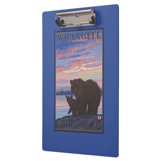 Bär und CUB - Wrangell, Alaska Klemmbrett (Links)
