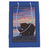 Bär und CUB - Wrangell, Alaska Mittlere Geschenktüte (Vorderseite)