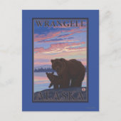 Bär und Cub - Wrangell, Alaska Postkarte (Vorderseite)