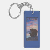 Bär und CUB - Wrangell, Alaska Schlüsselanhänger (Vorderseite links)