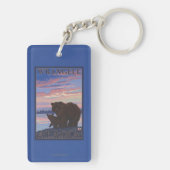 Bär und CUB - Wrangell, Alaska Schlüsselanhänger (Rückseite)