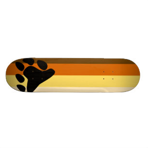 Bär und Gay Pride-Flagge CUB-GemeinschaftsLGBT Skateboard