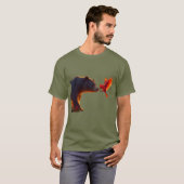 Bär und Kardinal T-Shirt (Vorne ganz)