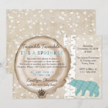 Bär und Kariert Wilderness Baby Boy Sprinkle