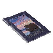 Bär und Keule - Latouche, Alaska Notizblock (Rechte Seite)