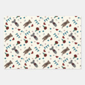 Bär und Maus Romance Verabredet Wedding Baby Geschenkpapier Set (Vorderseite 2)