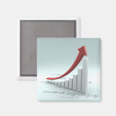 Bar und Pfeil mit Formel Magnet (Vorderseite/Rückseite)