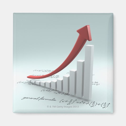 Bar und Pfeil mit Formel Magnet (Vorne)