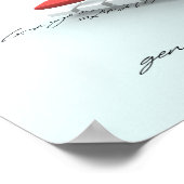 Bar und Pfeil mit Formel Poster (Ecke)