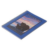 Bär und Rind - Cordova, Alaska Notizblock (Linke Seite)