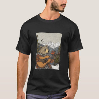 Bär und seine Gitarre T-Shirt