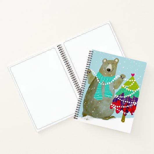 Bär- und Sonnenkulpturenblatt Notizblock (Innenseite)