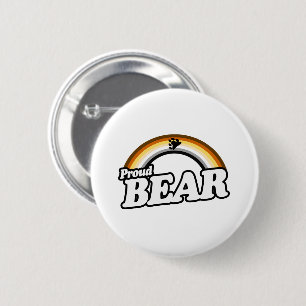 Bär und Stolz Button