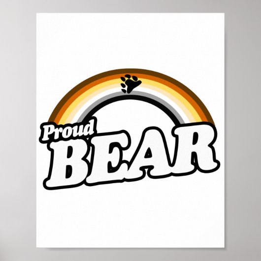 Bär und Stolz Poster (Vorne)