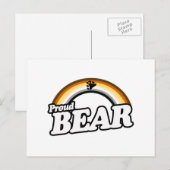 Bär und Stolz Postkarte (Vorne/Hinten)