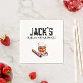 Bar- und Zigarrenunterlage Serviette