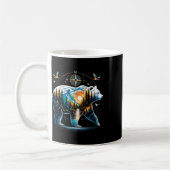 Bär Wandern Grizzly Bär Camping Camper Kaffeetasse (Links)