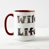 Bär Wasserfarbe Mehrfarbig Wilde Leben Tasse (Links)