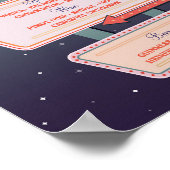 Bar Wedding Las Vegas Casinos Unterschrift Poster (Ecke)