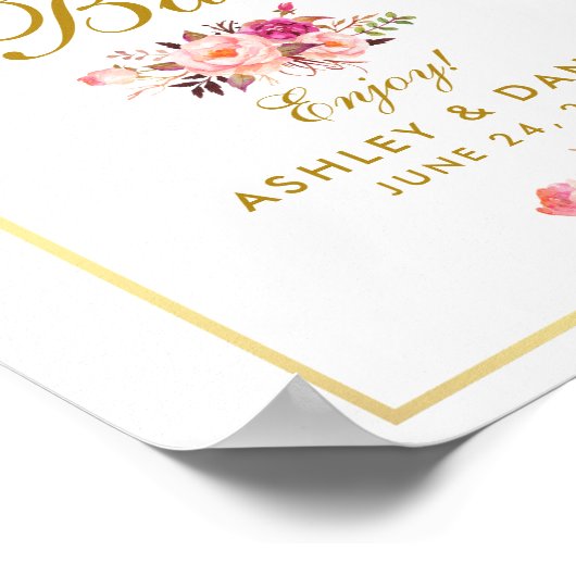 Bar Wedding Poster (Ecke)