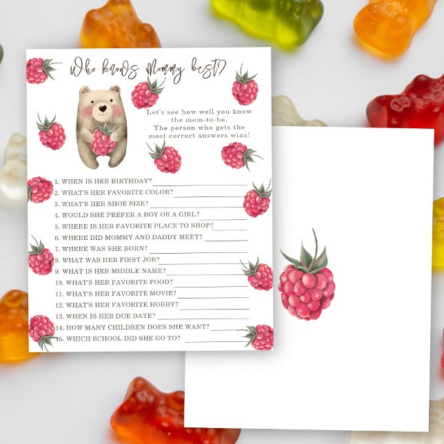 Bär - Wer kennt Mama am besten? (Von Creator hochgeladen)