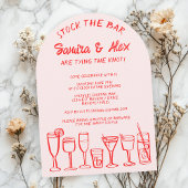 Bar Whimsical Cocktail Drinks Verlobung lagern Einladung